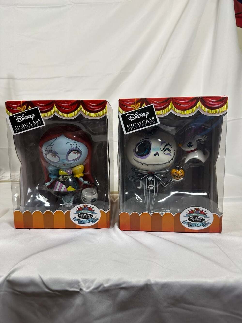 Miss Mindy Series 2 Disney Showcase Jack Skellington and Sally Vinyl Figures Set